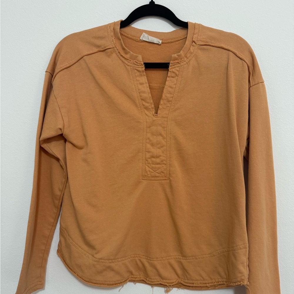 Tan Long Sleeve Pullover